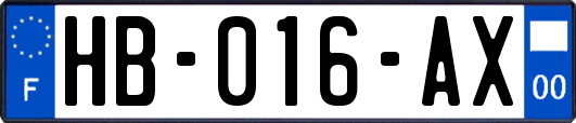 HB-016-AX