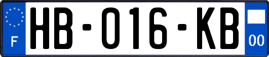HB-016-KB