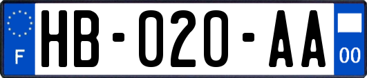 HB-020-AA