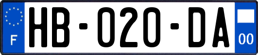 HB-020-DA