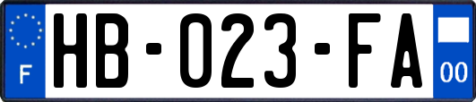 HB-023-FA