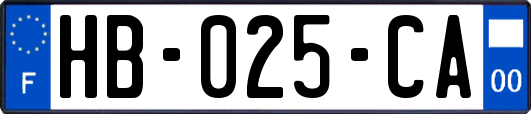 HB-025-CA