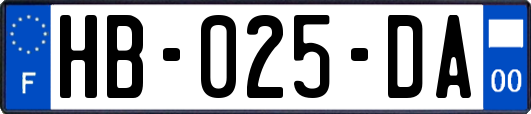 HB-025-DA