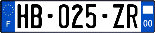 HB-025-ZR