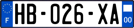 HB-026-XA