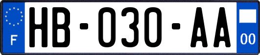 HB-030-AA