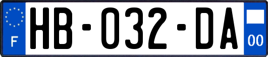 HB-032-DA