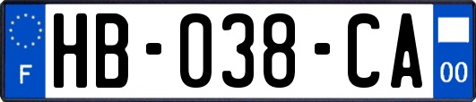 HB-038-CA