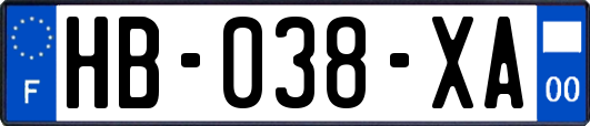 HB-038-XA