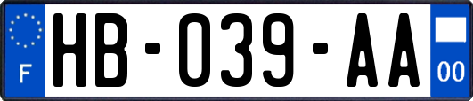 HB-039-AA