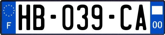 HB-039-CA