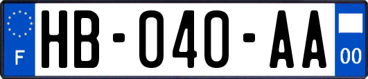 HB-040-AA