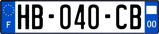 HB-040-CB