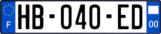 HB-040-ED