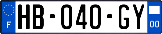 HB-040-GY