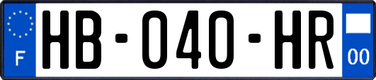 HB-040-HR