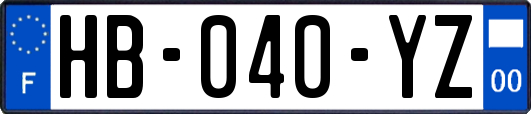 HB-040-YZ