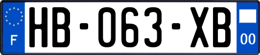 HB-063-XB