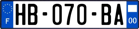 HB-070-BA