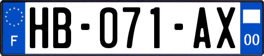 HB-071-AX