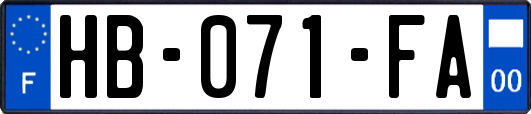 HB-071-FA