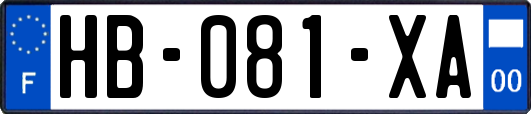 HB-081-XA