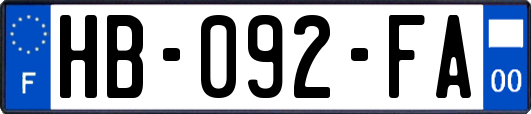 HB-092-FA
