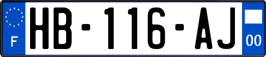 HB-116-AJ