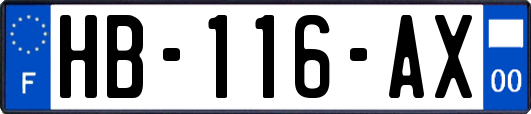 HB-116-AX