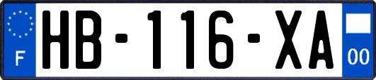 HB-116-XA