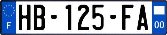 HB-125-FA