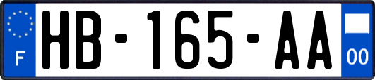 HB-165-AA