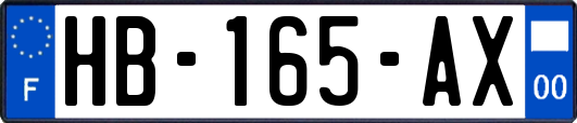 HB-165-AX