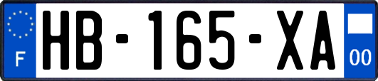 HB-165-XA
