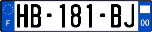 HB-181-BJ