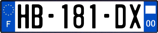 HB-181-DX