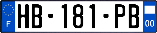 HB-181-PB