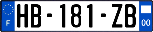HB-181-ZB