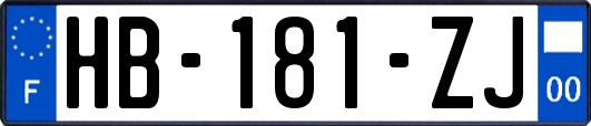 HB-181-ZJ