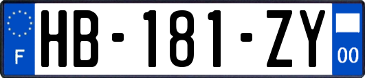 HB-181-ZY