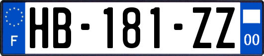 HB-181-ZZ