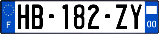 HB-182-ZY