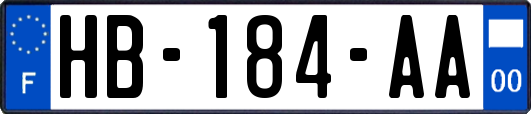 HB-184-AA