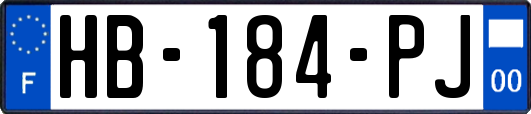 HB-184-PJ