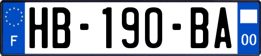 HB-190-BA