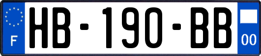 HB-190-BB