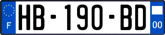 HB-190-BD