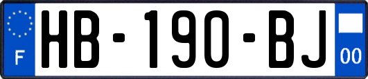 HB-190-BJ