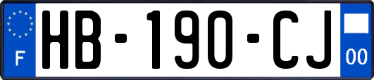 HB-190-CJ