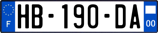 HB-190-DA